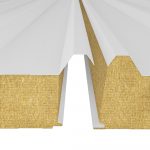 Сэндвич-панель кровельная Минеральная вата ПКМВ 300мм ширина 1000мм RAL9010 — изображение 3
