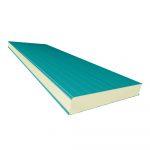 Сэндвич-панель стеновая PIR (пенополиизоцианурат) ПСЭППС 150мм ширина 1190мм RAL5021