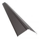 Планка конька плоского 120х120х2500 (ПЭ-8019-0,45)