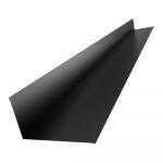 Планка примыкания верхняя 250х147х2500 (ПЭ-9005-0,4) — изображение 3