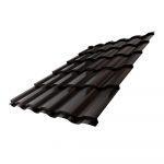 Металлочерепица Монтекристо 0.5 VALORI DARK BROWN — изображение 3