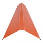 Планка конька плоского 150х150х2500 (ПЭ-2004-0,4) — изображение 2