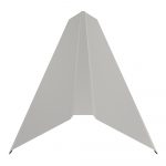Планка конька плоского 150х150х2500 (ПЭ-9002-0,45) — изображение 2