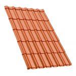 Металлочерепица Ламонтерра X 0.5 COPPER (МЕДНЫЙ)