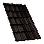 Металлочерепица Трамонтана 0.5 VALORI DARK BROWN