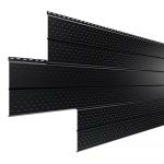 Софит Lбрус-XL-14х335 перфорированный RAL 9005