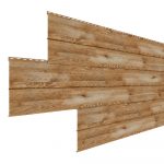 Софит Lбрус-XL-14х335 перфорированный Золотой дуб