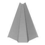 Планка ендовы верхняя 76х76х2500 (ПЭ-9006-0,45) — изображение 2