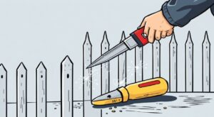 Чем резать металлический штакетник