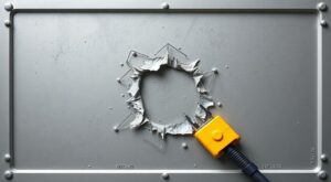 Чем закрыть дырку в профлисте