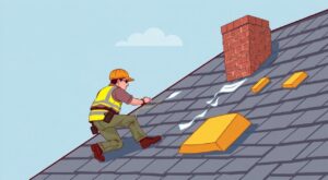 Как не упасть с крыши при монтаже кровли