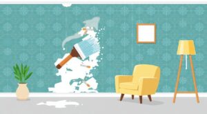 Как оторвать обои от стены без проблем