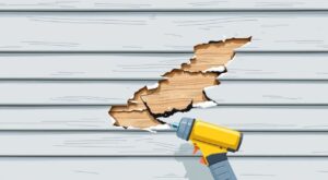 Как отремонтировать сайдинг на доме не разбирая
