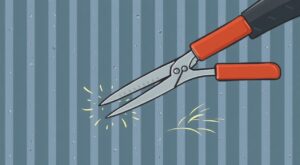 Как отрезать профлист ножницами по металлу