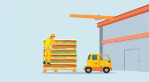 Как поднять сэндвич панели на высоту