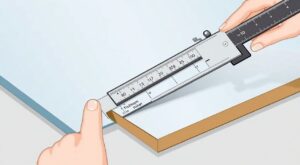 Как померить толщину профлиста штангенциркулем