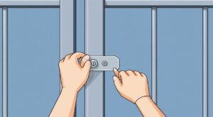 Как врезать замок в металлическую калитку из профильной трубы 20 40