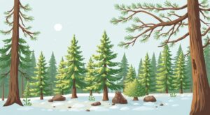 Когда растут елки какие месяцы