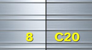 Профнастил с8 и с20 в чем разница